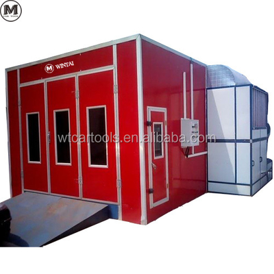 LED Light SUV Car Spray Booth 6900*3900*2650mm พร้อมกรองก๊าซออกไฟเบอร์กล๊าส