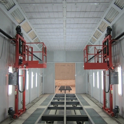 ไดเซลเผารถกระบะสเปรย์ บูธ 220V 39KW ด้วยไฟ LED และแฟน 11KW