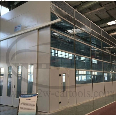 30m Industrial Paint Booth ปรับแต่ง 380V ไดเซลทําความร้อนสําหรับรถบัส