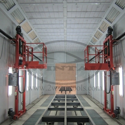 30m Industrial Paint Booth ปรับแต่ง 380V ไดเซลทําความร้อนสําหรับรถบัส