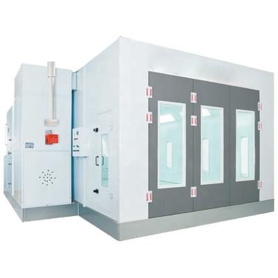 ขนาดภายนอก 7x5.45x3.35m รถสเปรย์ Booth baking oven CE ยอมรับสําหรับห้องสีรถยนต์