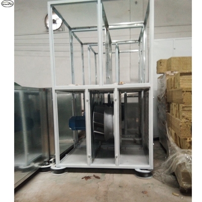 ขนาดภายนอก 7x5.45x3.35m รถสเปรย์ Booth baking oven CE ยอมรับสําหรับห้องสีรถยนต์