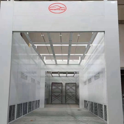 25m รถบรรทุก Spray Booth กับ Rockwool Wallboard และหลากหลาย ไม่มีความเร็วการแบก