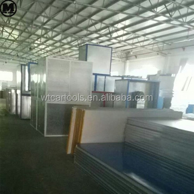 50mm Wall Car Paint Baking Oven 15KW ความเร็วสูงสําหรับรถยนต์ สเปรย์บูธ