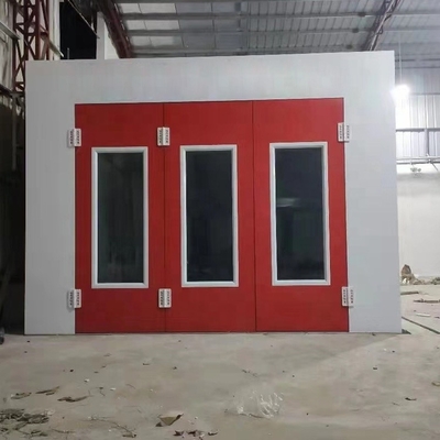 เครื่องพ่นสีรถยนต์อัตโนมัติควบคุมมลพิษ ได้รับการรับรอง CE พร้อมพัดลมชนิดยุโรปสำหรับห้องพ่นสีรถยนต์