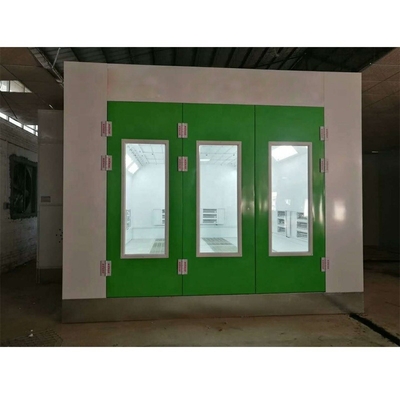 เครื่องพ่นสีรถยนต์อัตโนมัติควบคุมมลพิษ ได้รับการรับรอง CE พร้อมพัดลมชนิดยุโรปสำหรับห้องพ่นสีรถยนต์