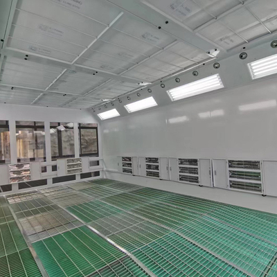 กลางแจ้ง LED อุตสาหกรรมรถบัสสเปรย์สีบูธกับ 2 ชุดของ 7.5KW แฟนไอ
