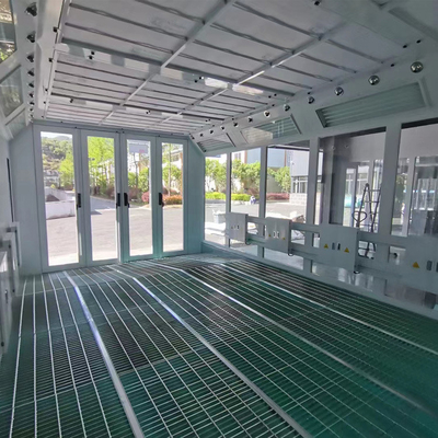กลางแจ้ง LED อุตสาหกรรมรถบัสสเปรย์สีบูธกับ 2 ชุดของ 7.5KW แฟนไอ