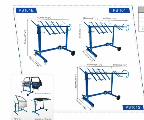 ความมั่นคงสูง Multi Angle Auto Paint Rack สามารถถอดได้ ด้วยความจุ 34kg