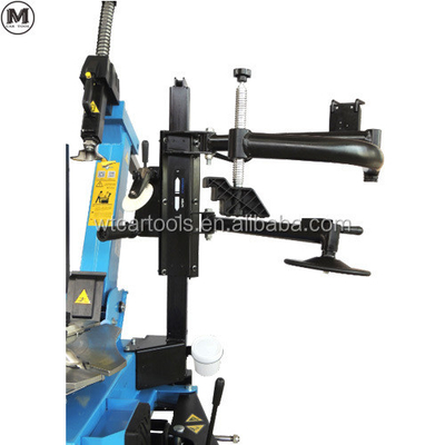 เครื่องยนต์ 1.1KW ที่มีพลังงานมาก เครื่องเปลี่ยนยางรถยนต์ 220V หันหลังด้วยแขนช่วย