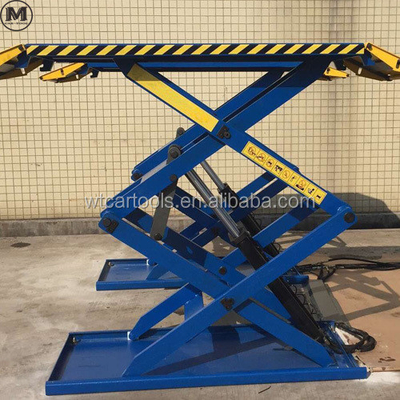 61"/1550mm ความยาวของแพลตฟอร์ม 3 ตัน โทรศัพท์ยกรถยนต์พกพาที่มีกระบอกคู่