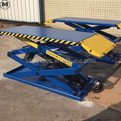 61"/1550mm ความยาวของแพลตฟอร์ม 3 ตัน โทรศัพท์ยกรถยนต์พกพาที่มีกระบอกคู่