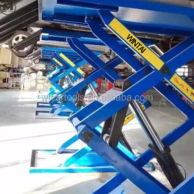 61"/1550mm ความยาวของแพลตฟอร์ม 3 ตัน โทรศัพท์ยกรถยนต์พกพาที่มีกระบอกคู่