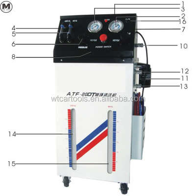 ATF-20DT อัตโนมัติเศรษฐกิจ เครื่องแลกเปลี่ยนของเหลวและเครื่องทําความสะอาด 220v