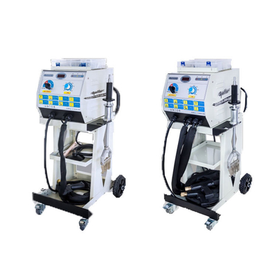 เครื่องดึงหุ้มรถยนต์ PS7110 ที่ปรับได้ 220V 4200A 60kg พร้อมโต๊ะทํางาน