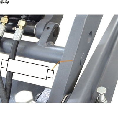 ประหยัดพื้นที่ Scissor พกพารถยนต์ Lift 3500kg ความจุในการยกสําหรับโรงรถ