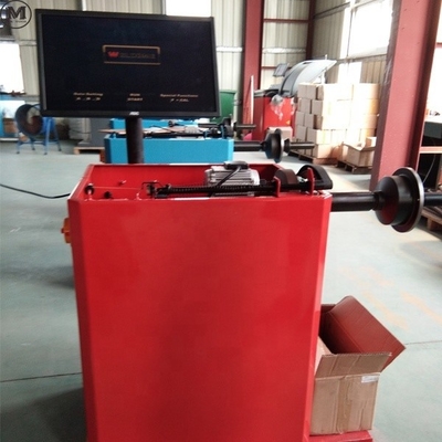 เครื่องสมดุลยางอัตโนมัติเต็ม 0.37kw 220v สําหรับการสมดุลความเร็ว