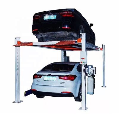 ลิฟต์จอดรถ 4 เสา สำหรับลิฟต์ยานพาหนะ จำนวน 12 คัน ปริมาณการโหลด ค่าบำรุงรักษาต่ำ