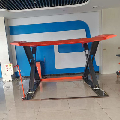 2.2KW Motor Double Deck Scissor Car Parking Lift สําหรับขนาดรถ 5000 มม * 2000 มม * 1900 มม