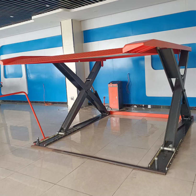 2.2KW Motor Double Deck Scissor Car Parking Lift สําหรับขนาดรถ 5000 มม * 2000 มม * 1900 มม