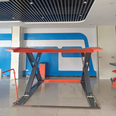 2.2KW Motor Double Deck Scissor Car Parking Lift สําหรับขนาดรถ 5000 มม * 2000 มม * 1900 มม