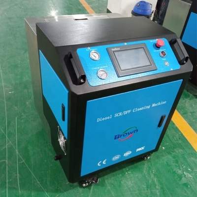 เครื่องทําความสะอาด DPF 105kgs สําหรับรถยนต์ดีเซล เครื่องกรองสะอาดและทํางาน