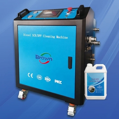 เครื่องทําความสะอาด DPF 105kgs สําหรับรถยนต์ดีเซล เครื่องกรองสะอาดและทํางาน