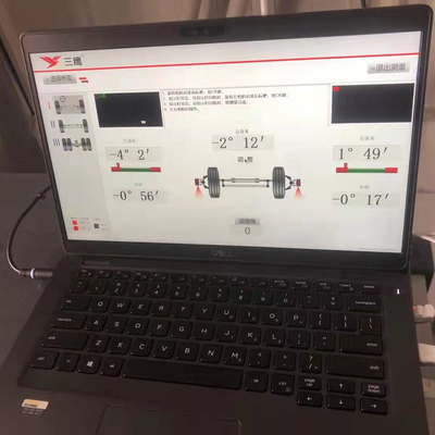 Dell Eagle Eye 3D Truck Wheel Alignment Machine การวัดแบบอิเล็กทรอนิกส์เต็ม
