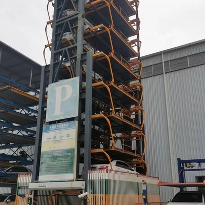 ความจุ 3000KGS ระบบจอดแบบหมุนตั้ง AC 3p สําหรับรถ 20 คัน
