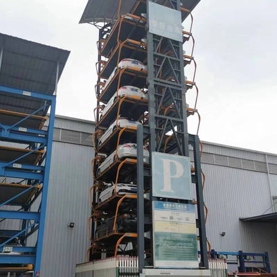 ความจุ 3000KGS ระบบจอดแบบหมุนตั้ง AC 3p สําหรับรถ 20 คัน
