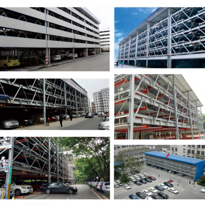 ระบบจอดรถปริศนาครึ่งอัตโนมัติที่ประหยัดพื้นที่ 6 ชั้นและความสูง 10350 มม