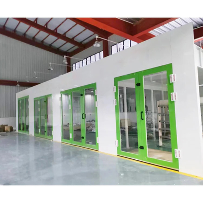25m รถบรรทุก Spray Booth กับ Rockwool Wallboard และหลากหลาย ไม่มีความเร็วการแบก