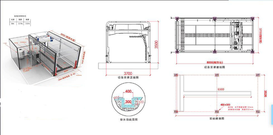 130Bar Self Service 360 เครื่องล้างรถอัจฉริยะไร้สัมผัส การทํางานที่มั่นคง
