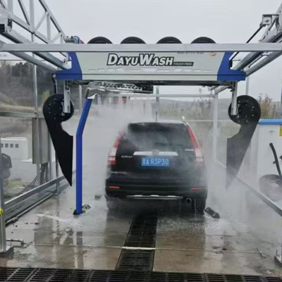 อุปกรณ์ล้างรถยนต์แบบไม่สัมผัสแขนเดียว พร้อมเครื่องเป่าลม 6 เครื่อง และรางขนาด 8 ม. x 5 มม. ระบบบำบัดน้ำเสียสำหรับล้างรถยนต์อัตโนมัติแบบไม่สัมผัส