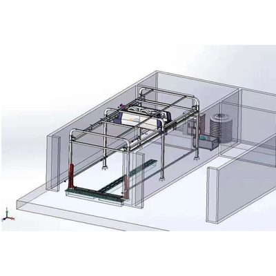 เครื่องล้างรถแบบอัตโนมัติ LJ360 380V/50Kw เครื่องล้างรถแบบอัตโนมัติไม่มีแปรง