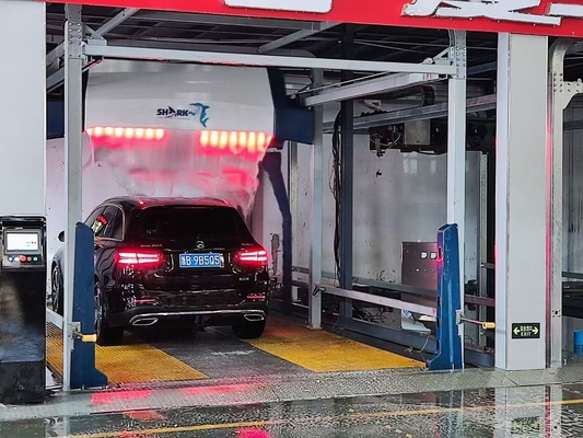 เครื่องล้างรถยนต์ 3 แกนเคลื่อนไหวที่สัมผัสฟรี เครื่องล้างน้ําแรงดันสูง 360 เครื่องล้างอัตโนมัติที่สัมผัส