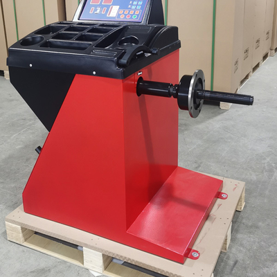 อัตโนมัติ Wheel Balancer คันขยายความแม่นยําสูง อุปกรณ์การสมดุลยาง หัวพลาสติกอ่อนโยน อัตโนมัติ Wheel Balance