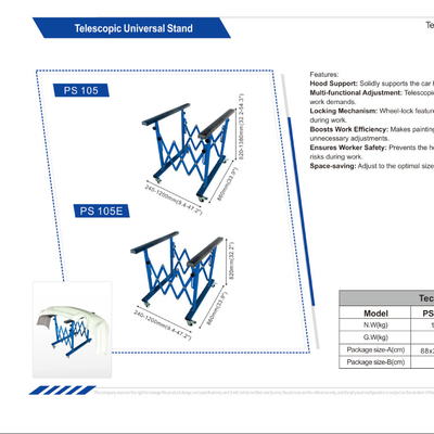 รถสี Rack ใช้ในห้องสเปรย์รถยนต์สําหรับโรงงานรถยนต์