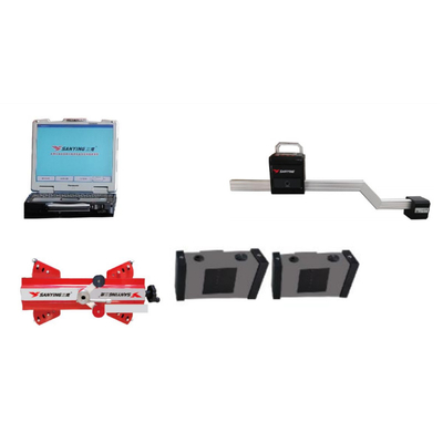 เครื่องตั้งศูนย์ล้อรถบรรทุก CCD พร้อมหน้าจอ LCD อุปกรณ์ตั้งศูนย์ล้อรถบัส เครื่องตั้งศูนย์ล้อสำหรับงานหนัก