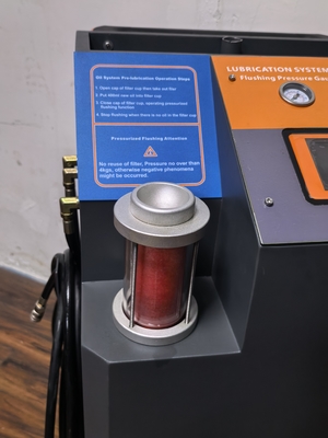 เครื่องล้างระบบน้ำมันหล่อลื่นอัตโนมัติ พร้อมฟังก์ชันนับ