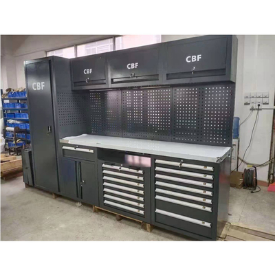 โต๊ะทํางานโรงรถยนต์สีดําใหม่ขนาดใหญ่ที่เคลื่อนไหว / สําหรับห้างสรรพสินค้า