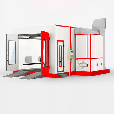 Vehicle Spray Booth with Diesel Heating System 110/220V Input and Digital Control Panel for Optimal Painting Conditions
